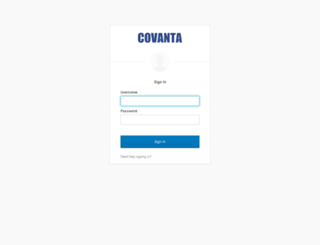 covanta.okta.com screenshot