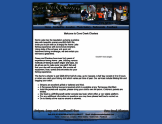 covecreekcharters.com screenshot