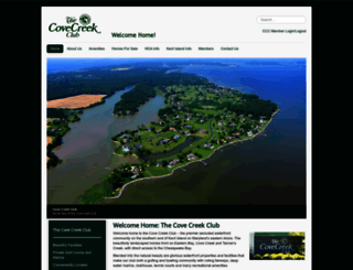 covecreekclub.com screenshot