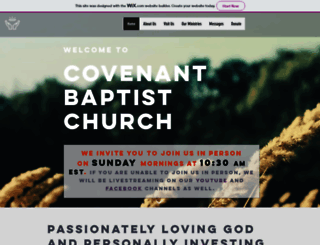 covenant-baptist.org screenshot