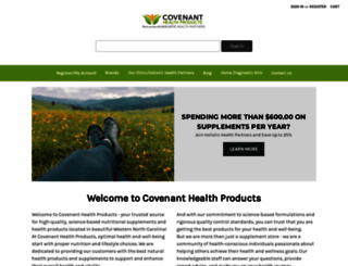 covenanthealthproducts.com screenshot
