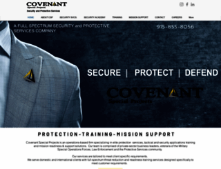 covenantspecialprojects.com screenshot