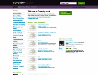 coventry.co.uk screenshot