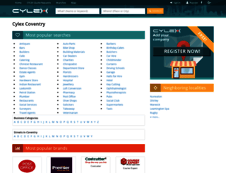 coventry.cylex-uk.co.uk screenshot