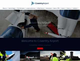 coventryairport.co.uk screenshot
