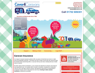 cover4caravans.co.uk screenshot