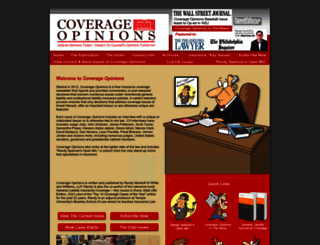 coverageopinions.info screenshot