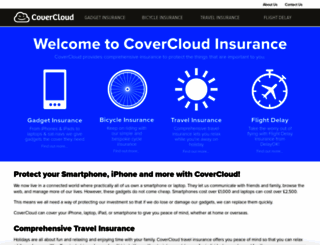 covercloud.co.uk screenshot