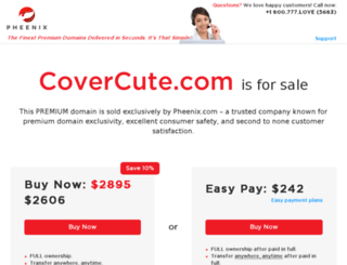 covercute.com screenshot