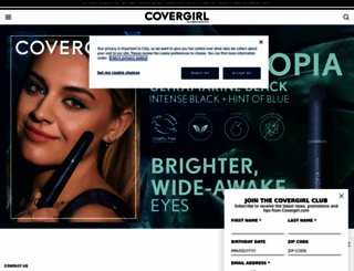 covergirl.ca screenshot