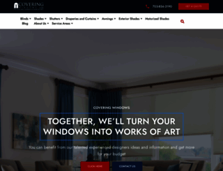 coveringwindows.com screenshot