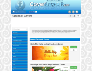 coverlayout.com screenshot
