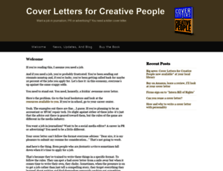 coverlettersforcreativepeople.com screenshot