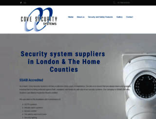 covesecuritysystems.co.uk screenshot
