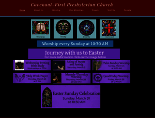 covfirstchurch.org screenshot