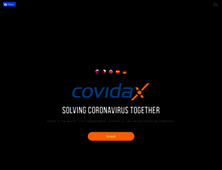 covidax.eu screenshot