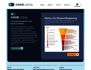 covidlocal.org screenshot