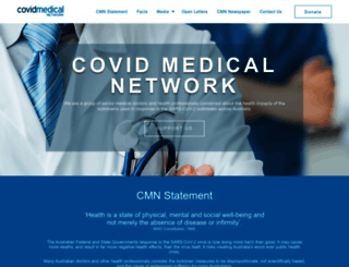 covidmedicalnetwork.com screenshot
