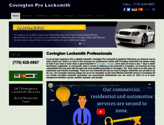 covingtonlocksmith.org screenshot