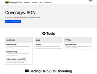 covjson.org screenshot