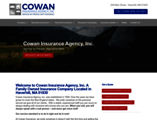 cowaninsurance.com screenshot