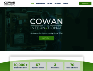 cowaninternational.com screenshot