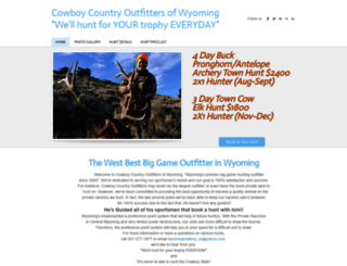 cowboycountryoutfitters.com screenshot