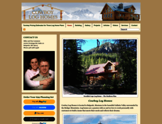 cowboyloghomes.com screenshot