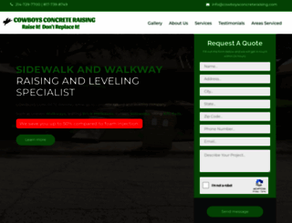 cowboysconcreteraising.com screenshot
