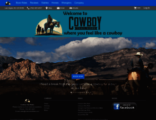 cowboytrailrides.com screenshot
