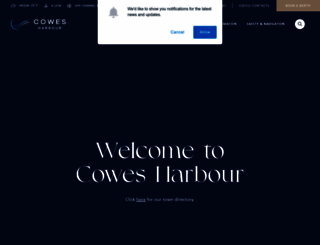 cowes.co.uk screenshot