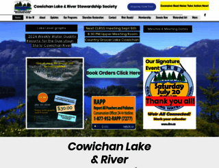 cowichan-lake-stewards.ca screenshot