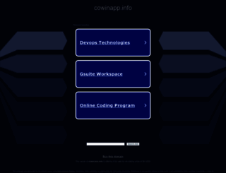 cowinapp.info screenshot