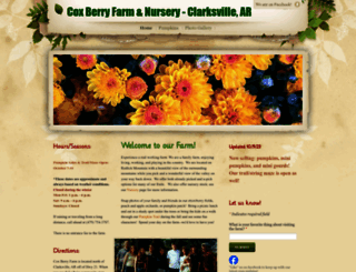 coxberryfarm.com screenshot