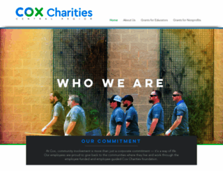 coxcharitiescentral.org screenshot