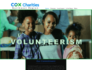 coxcharitiesne.org screenshot