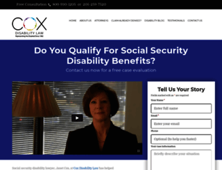coxdisability.com screenshot
