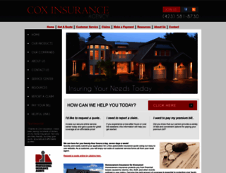 coxinsurancetn.com screenshot