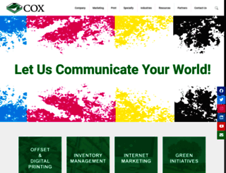 coxprinters.com screenshot