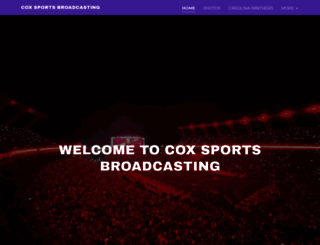 coxsportsbroadcasting.com screenshot