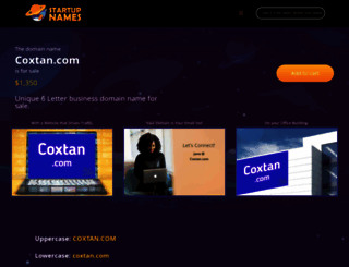 coxtan.com screenshot
