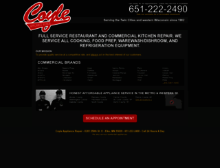 coyleappliancerepair.com screenshot
