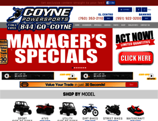 coynepowersports.com screenshot