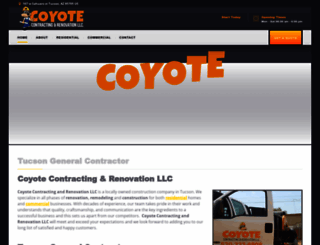 coyotecontractors.com screenshot