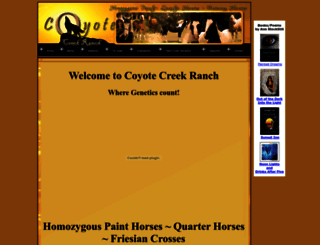 coyotecreekranch.net screenshot