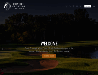 coyotecrossinggolf.com screenshot