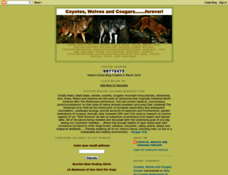 coyotes-wolves-cougars.blogspot.com screenshot