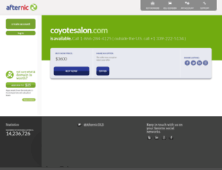 coyotesalon.com screenshot