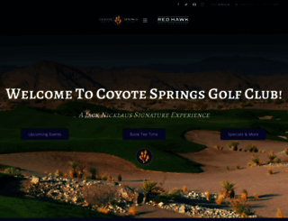 coyotesprings.com screenshot