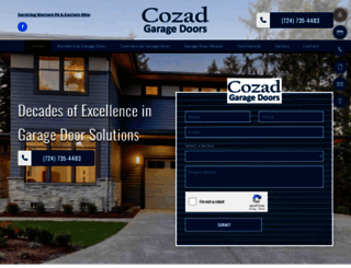 cozadgaragedoors.net screenshot